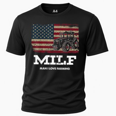 MILF Man I Love Farming Funny Farm Tractor Lover Performance Shirt