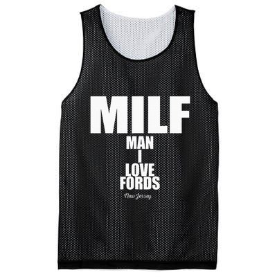 Milf Man I Love Fords New Jersey Mesh Reversible Basketball Jersey Tank