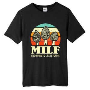 Milf Mushrooms ID Like To Forage Funny Mushroom Lover Gift Tall Fusion ChromaSoft Performance T-Shirt