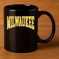 Milwaukee 11oz C Handle Ceramic Mug