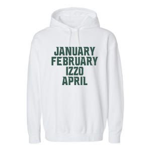 Ms Months January February Izzo April Garment-Dyed Fleece Hoodie