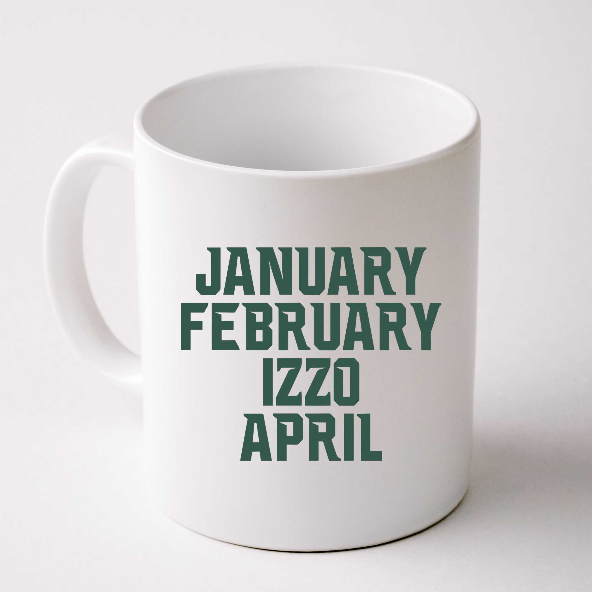 Ms Months January February Izzo April Mug
