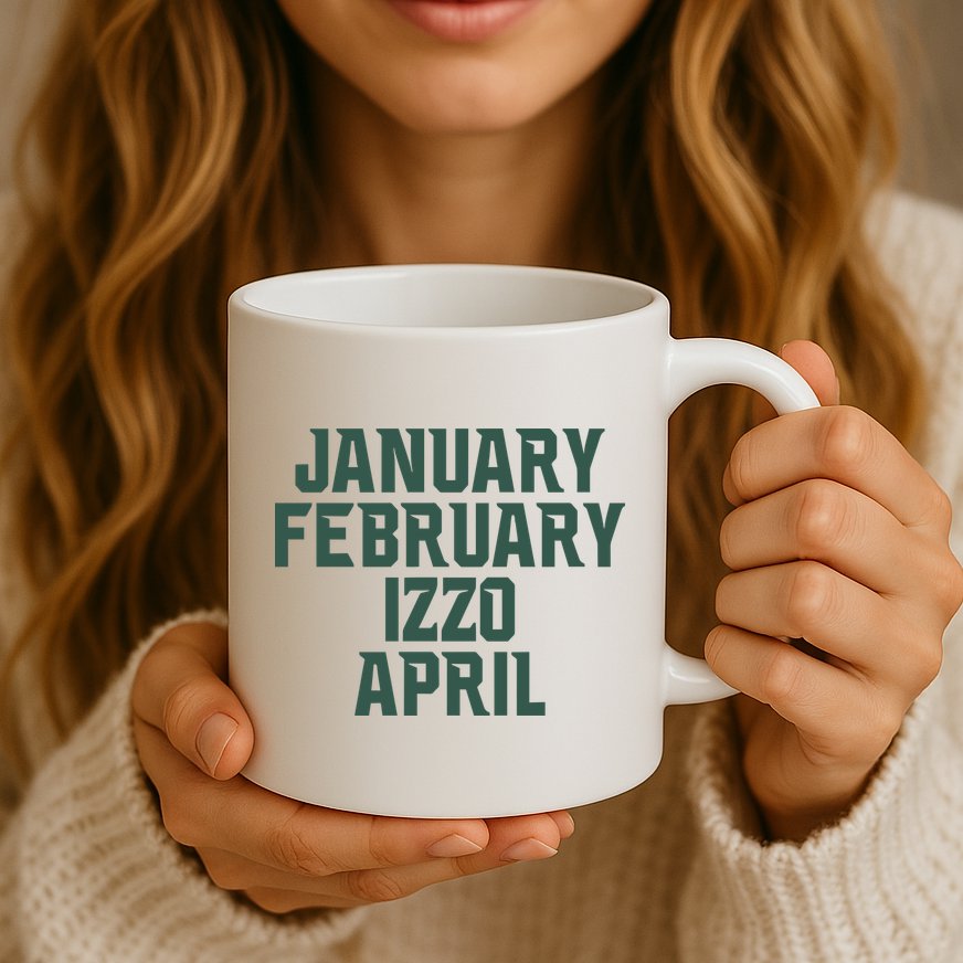 Ms Months January February Izzo April Mug
