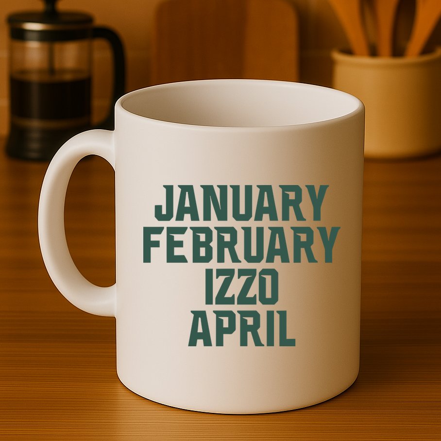 Ms Months January February Izzo April Mug