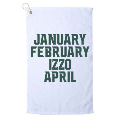 Ms Months January February Izzo April Golf Towel
