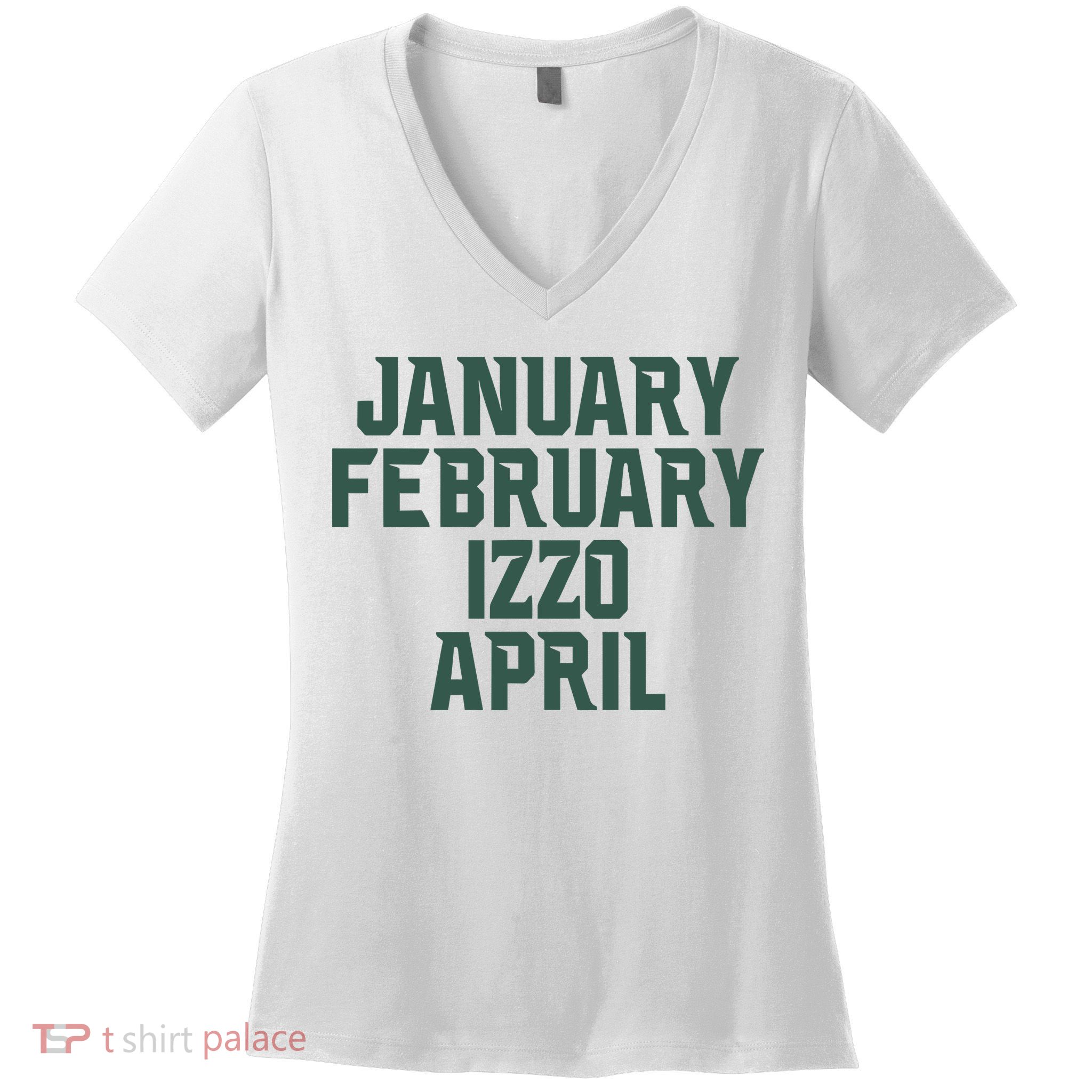 Ms Months January February Izzo April Women's V-Neck T-Shirt