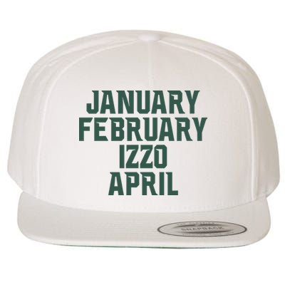 Ms Months January February Izzo April Wool Snapback Cap