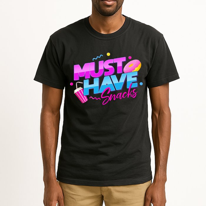 Morejstu Merch Jstu Must Have Snacks Tall T-Shirt