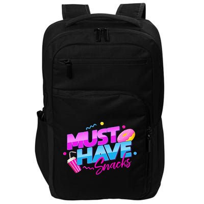 Morejstu Merch Jstu Must Have Snacks Impact Tech Backpack