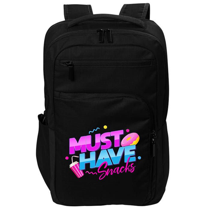 Morejstu Merch Jstu Must Have Snacks Impact Tech Backpack