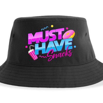 Morejstu Merch Jstu Must Have Snacks Sustainable Bucket Hat