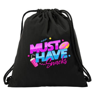 Morejstu Merch Jstu Must Have Snacks Drawstring Bag