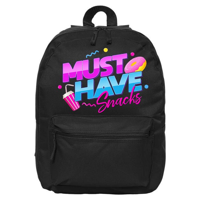 Morejstu Merch Jstu Must Have Snacks 16 in Basic Backpack