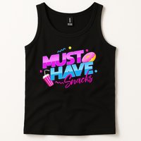 Morejstu Merch Jstu Must Have Snacks Tank Top