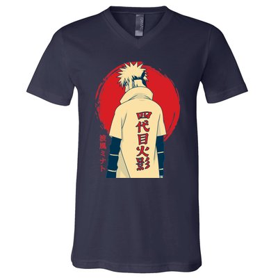 Minato Minato Japanese V-Neck T-Shirt