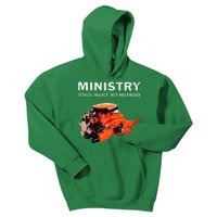 Ministry Merchandise Jesus Built My Hotrod Kids Hoodie