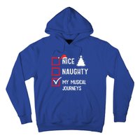 My Musical Journeys Nice Naughty Christmas Musician Artist Gift Hoodie