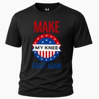 Make My Knee Great Again Funny Surgery Injury Recovery Cooling Performance Crew T-Shirt