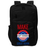 Make My Knee Great Again Funny Surgery Injury Recovery Impact Tech Backpack