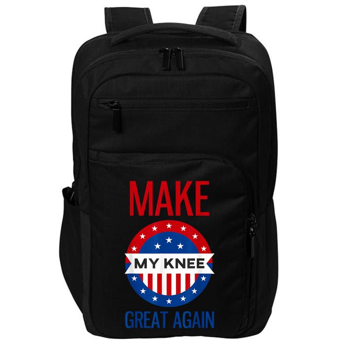 Make My Knee Great Again Funny Surgery Injury Recovery Impact Tech Backpack