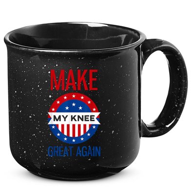 Make My Knee Great Again Funny Surgery Injury Recovery 15oz Campfire Ceramic Mug