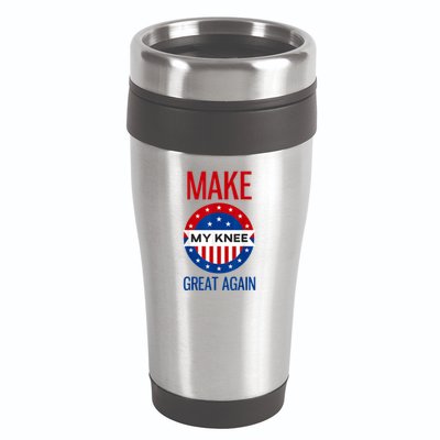 Make My Knee Great Again Funny Surgery Injury Recovery 16oz Travel Tumbler
