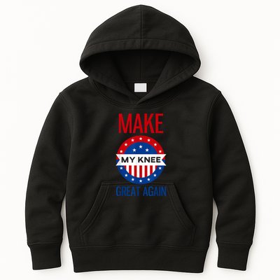 Make My Knee Great Again Funny Surgery Injury Recovery Kids Hoodie