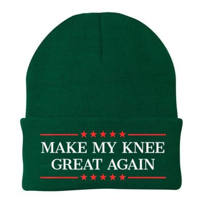 Make My Knee Great Again Funny Surgery Injury Recovery Knit Cap Winter Beanie