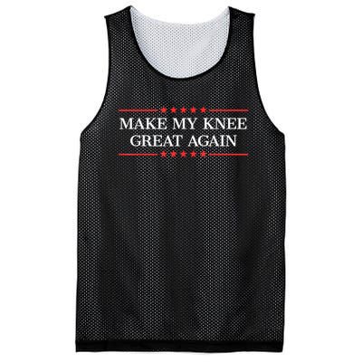 Make My Knee Great Again Funny Surgery Injury Recovery Mesh Reversible Basketball Jersey Tank