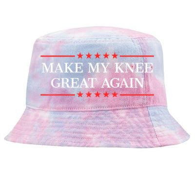 Make My Knee Great Again Funny Surgery Injury Recovery Tie-Dyed Bucket Hat