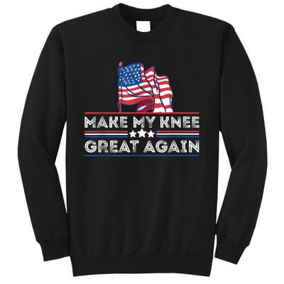 Make My Knee Great Again Funny Surgery Injury Recovery Sweatshirt