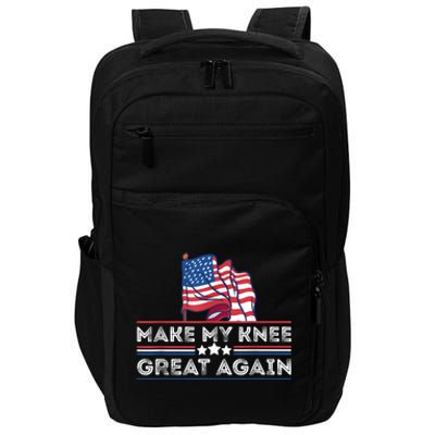 Make My Knee Great Again Funny Surgery Injury Recovery Impact Tech Backpack