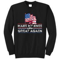 Make My Knee Great Again Funny Surgery Injury Recovery Tall Sweatshirt