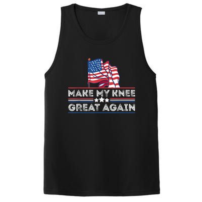 Make My Knee Great Again Funny Surgery Injury Recovery PosiCharge Competitor Tank