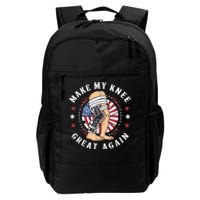 Make My Knee Great Again Funny Surgery Injury Recovery Daily Commute Backpack