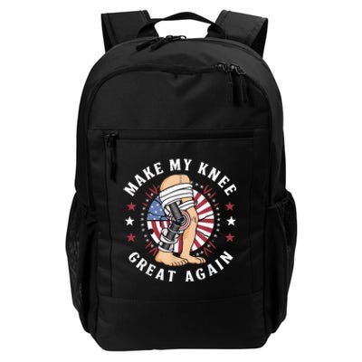 Make My Knee Great Again Funny Surgery Injury Recovery Daily Commute Backpack