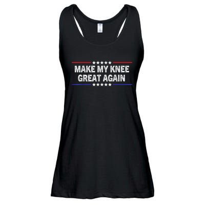 Make My Knee Great Again Funny Surgery Injury Recovery Ladies Essential Flowy Tank