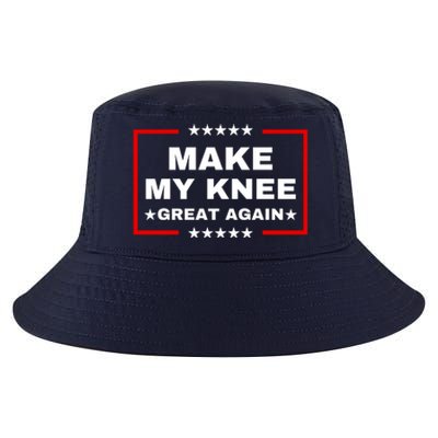 Make My Knee Great Again Funny Trump Injury Recovery Gift Cool Comfort Performance Bucket Hat