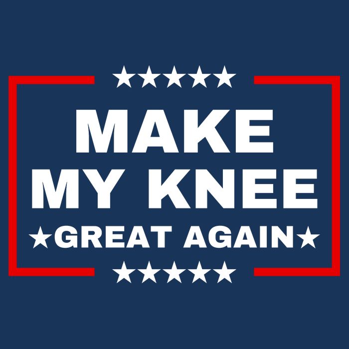 Make My Knee Great Again Funny Trump Injury Recovery Gift Bag