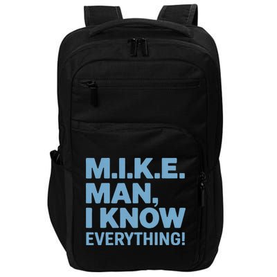 M.I.K.E. Mike Knows Everything Impact Tech Backpack