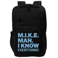 M.I.K.E. Mike Knows Everything Impact Tech Backpack