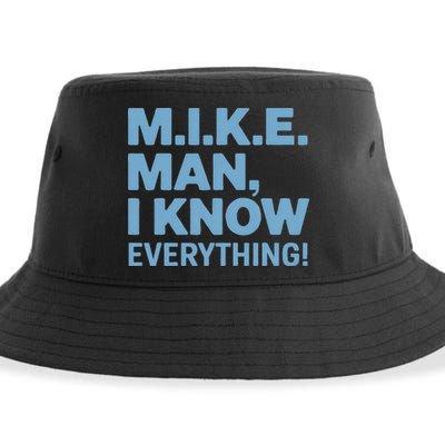 M.I.K.E. Mike Knows Everything Sustainable Bucket Hat