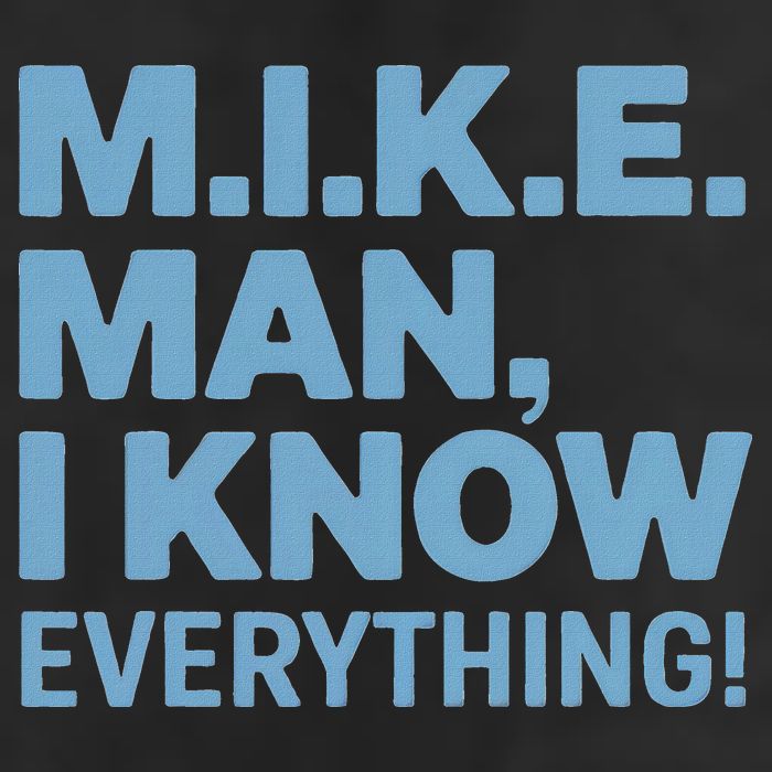 M.I.K.E. Mike Knows Everything Golf Towel