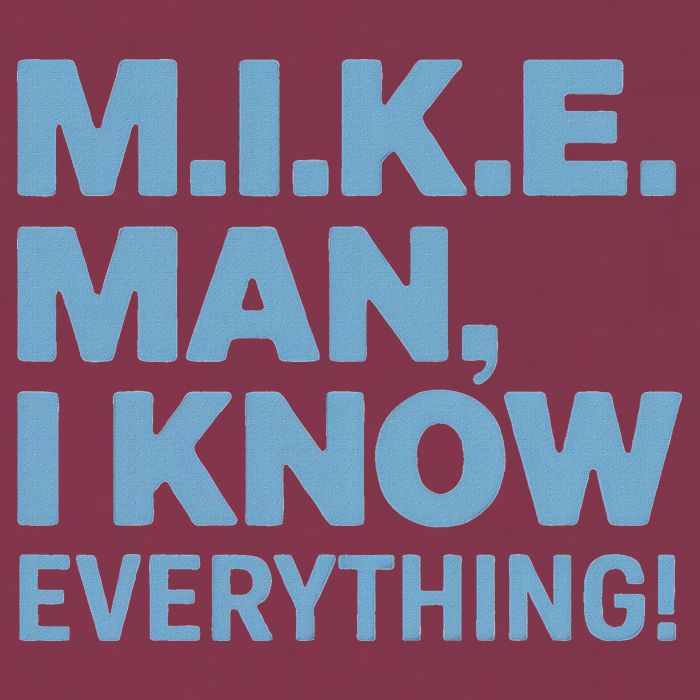 M.I.K.E. Mike Knows Everything 16oz Travel Tumbler