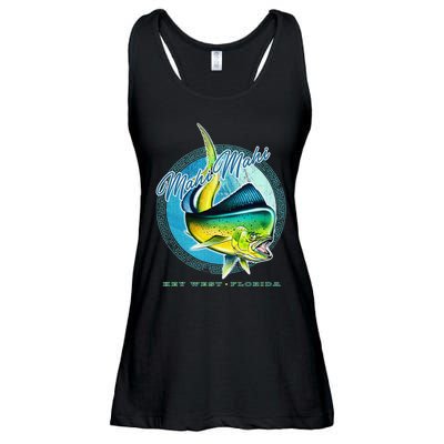 Mahi Mahi Key West Florida Ladies Essential Flowy Tank