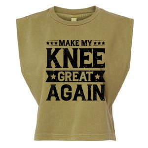 Make My Knee Great Again Garment-Dyed Women's Muscle Tee