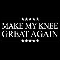 Make My Knee Great Again Funny Surgery Gift Great Gift Drawstring Bag