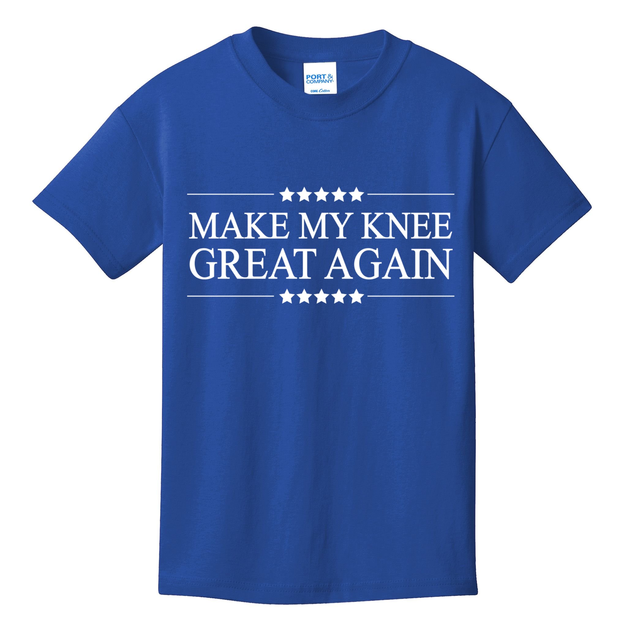 Make My Knee Great Again Funny Surgery Gift Great Gift Kids T-Shirt