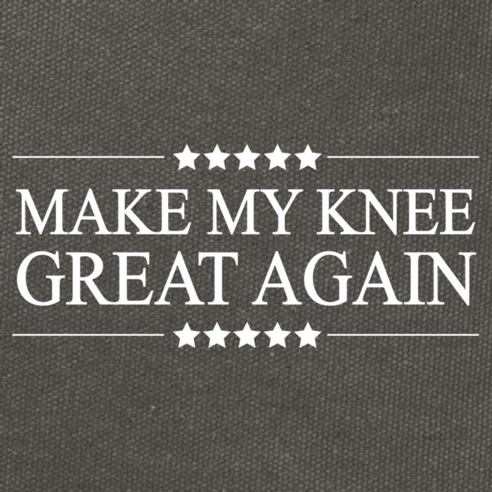 Make My Knee Great Again Funny Surgery Gift Great Gift Cotton Canvas Backpack