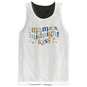 Mamas Midnight Kiss Retro Blue And Gold Mesh Reversible Basketball Jersey Tank